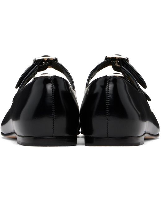 【SANDY LIANG】MJ Double Strap フラットシューズ 全２色 MARY JANE DOUBLE STRAP WELT IN BLACK SPAZZOLATO – SANDY LIANG