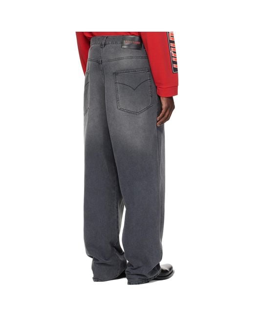 Lu'u Dan Multicolor Kriss Kross Jeans for men