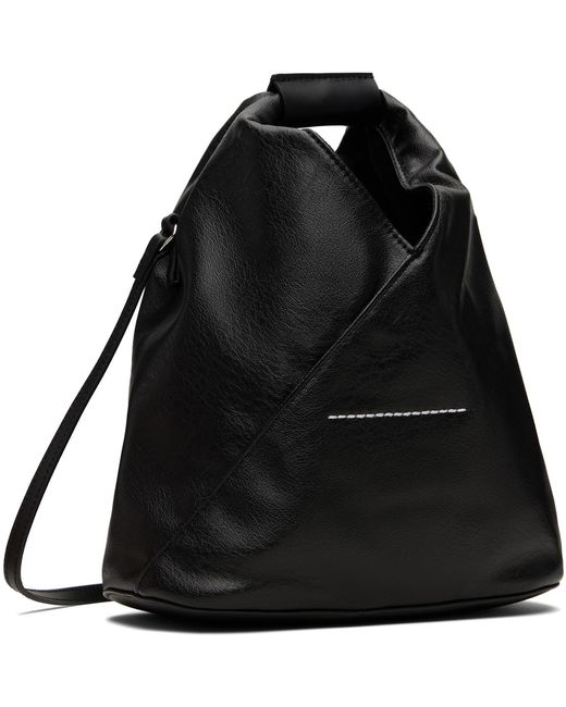 MM6 by Maison Margiela Black Triangle Crossbody Bag for men