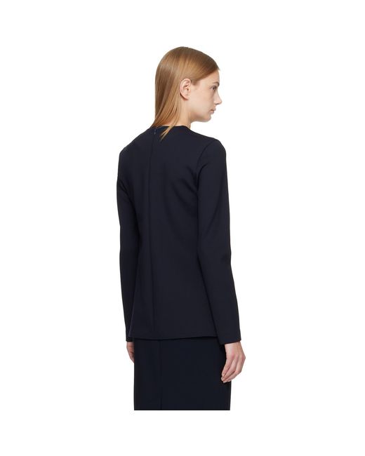Max Mara Blue Mxpneutro Top