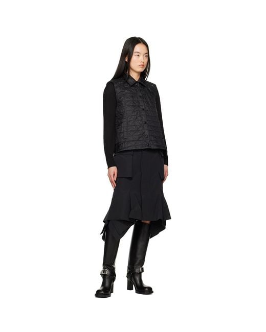 Moncler Black Vayres Vest