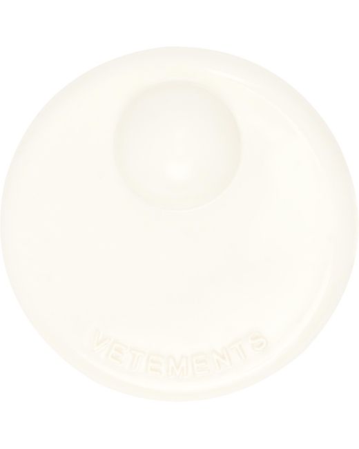 Vetements White Security Tag Brooch