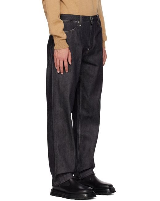 Jil Sander Black Five-pocket Jeans for men