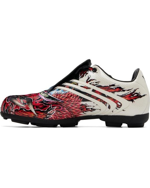Y-3 Red Off- & F50 Tunit Sneakers