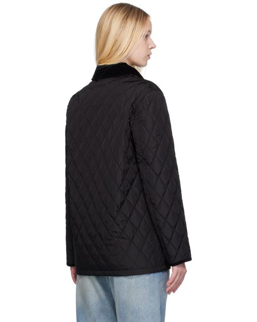 Blouson Matelassé Broadway Noir En Nylon Burberry en coloris Black