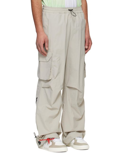 メンズ Off-White c/o Virgil Abloh グレー Off Split トラックパンツ White