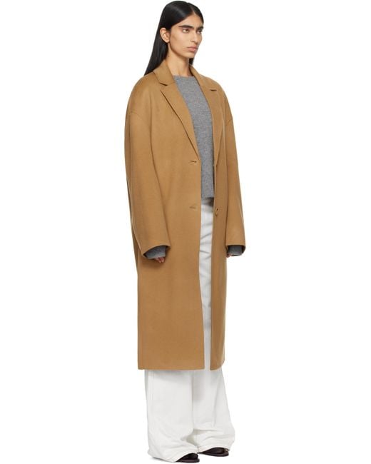 Totême  Black Tan Doublé Cocoon Coat
