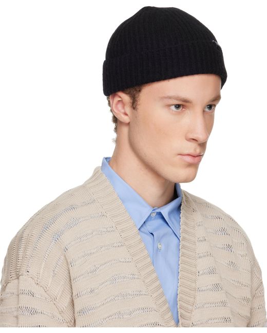 Maison Margiela Men's Wool and Cotton Blend Beanie Beige main image 1