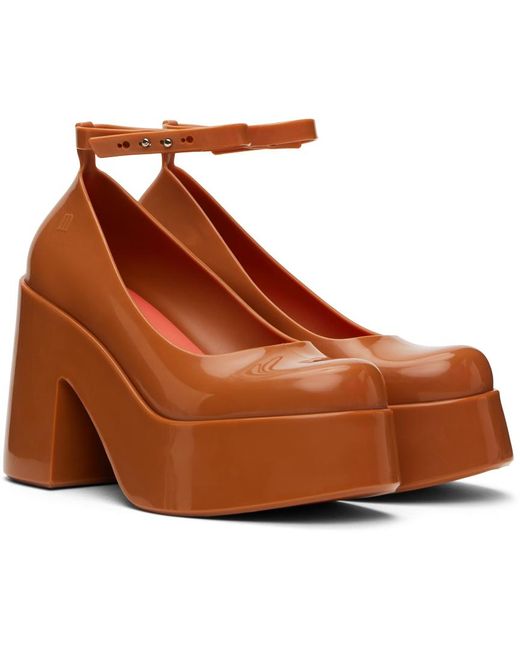 Chaussures à talon bottier doll brunes Melissa en coloris Brown