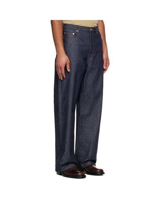 A.P.C. Blue Aaron Jeans for men