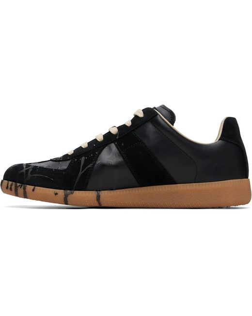 Maison Margiela Black Replica Sneakers for men