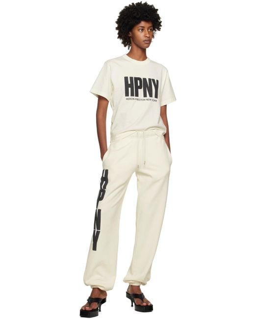 Heron Preston Black White 'hpny' T-shirt