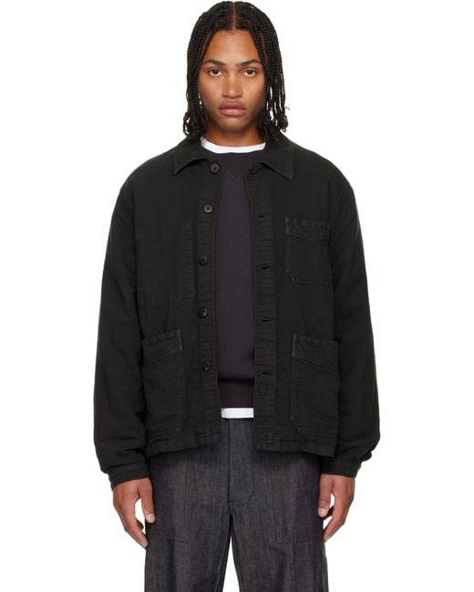 Visvim Travail Coverall Moleskin Dmgd Jacket in Black for Men