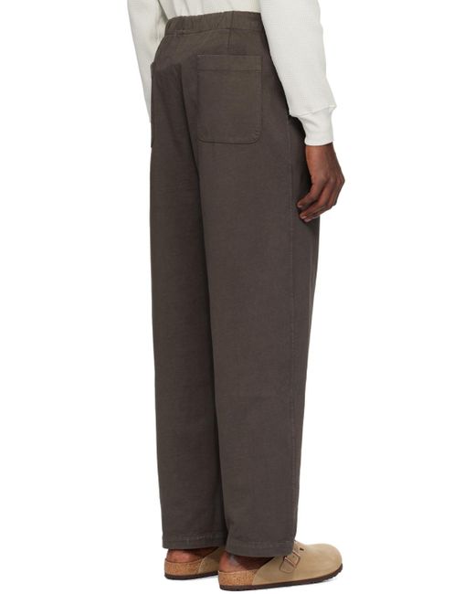Lady co. pantalon de survêtement fuselé brun Lady White Co. pour homme en coloris Black