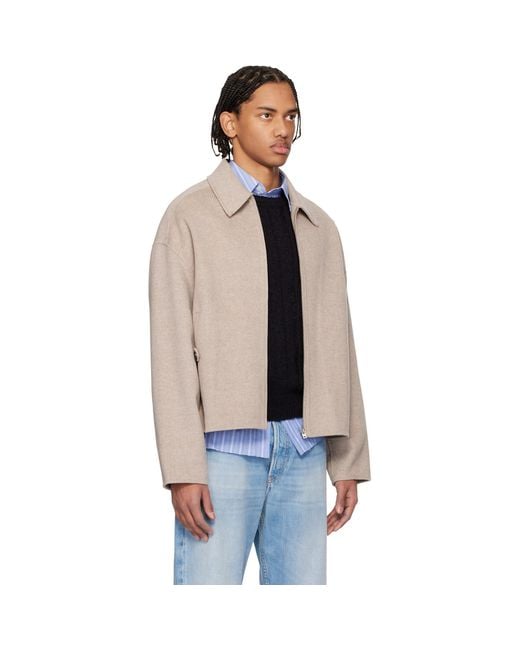 Acne Black Cashmere Jacket for men