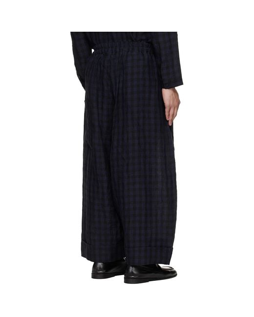 Toogood Black 'The Baker' Trousers for men