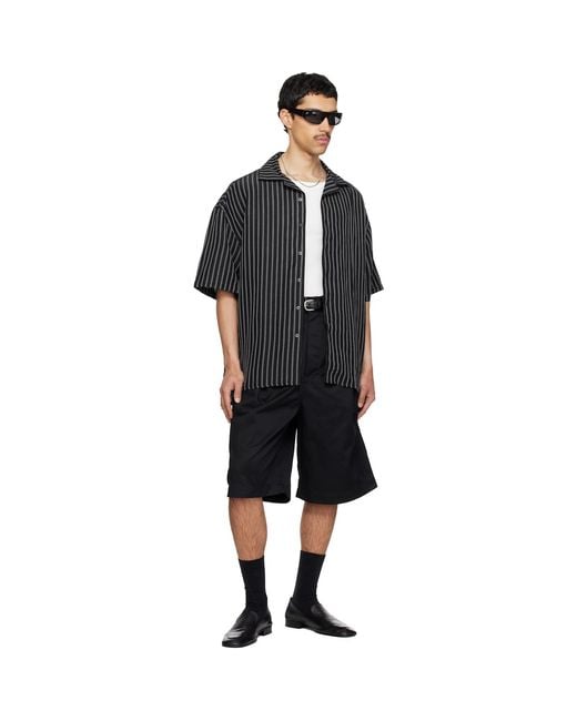 Willy Chavarria Black Borracho Shorts for men