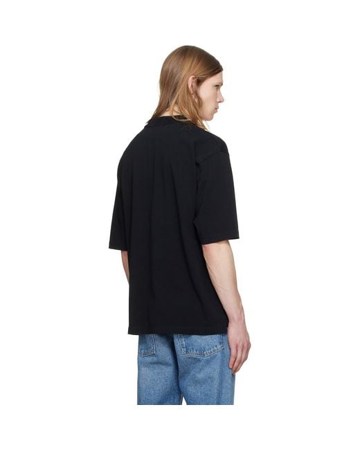 DSquared² Black Signature' Tennis Fit Polo for men