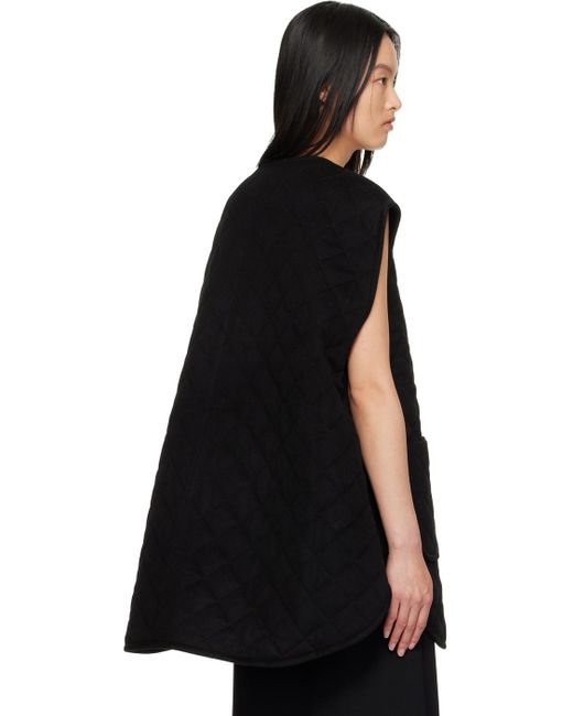 Totême  Toteme Black Oversized Vest