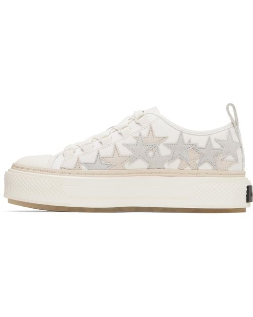 Amiri Black Stars Court Low Sneakers