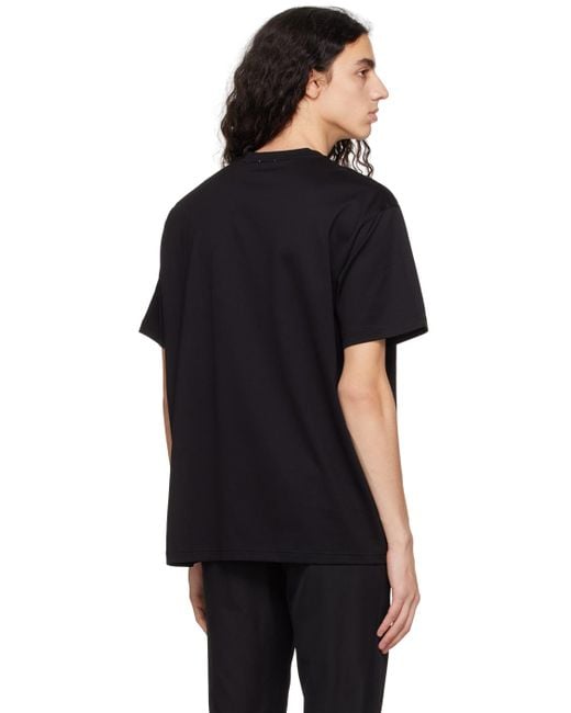 メンズ Burberry オーバーサイズ Tシャツ Black
