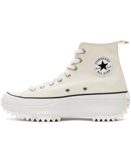 Converse Rubber Off-white Marble Run Star Hike High Sneakers for ...