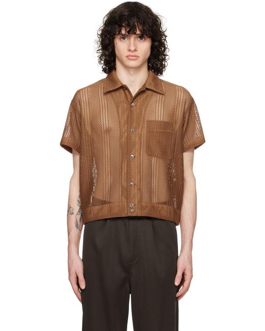 Second/Layer Black Indio Shirt for men