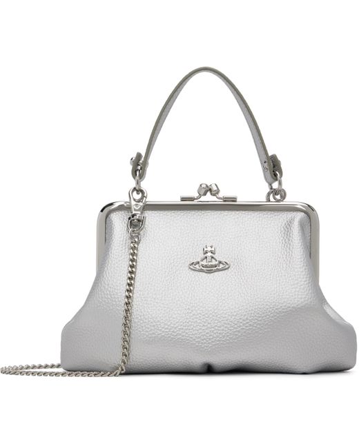 Vivienne Westwood Gray Granny Frame Bag