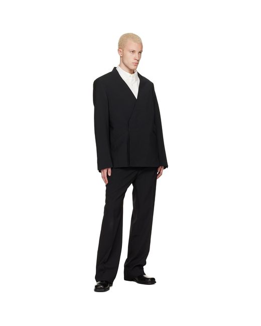 Entire studios Black Common Tailo Blazer for men
