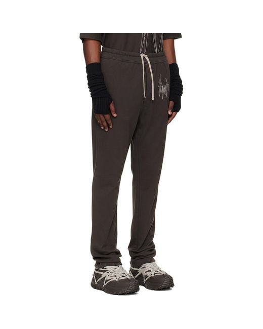 Rick Owens Black Moncler + Jogger Sweatpants for men