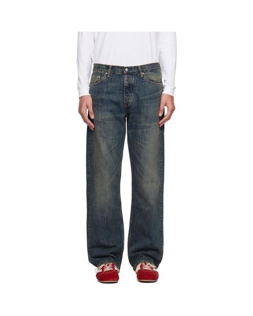 Hope Black Relaxed Bootcut Rush Jeans for men