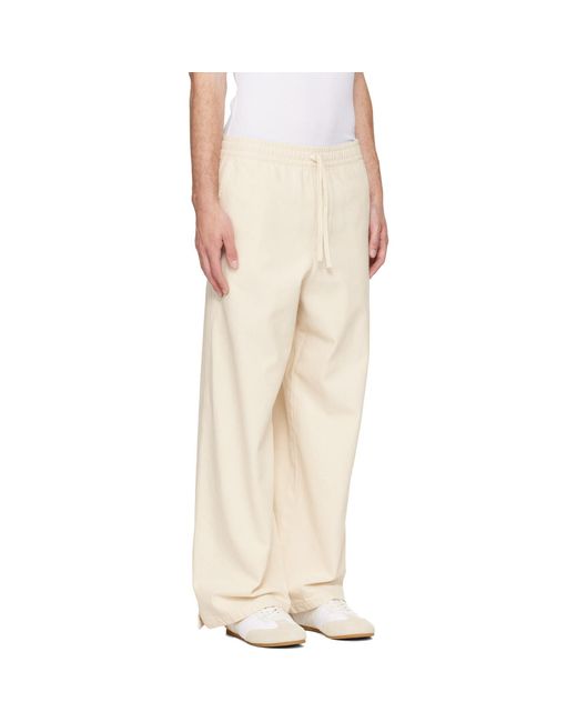 A.P.C. Natural Off- Verlaine Denim Lounge Pants for men