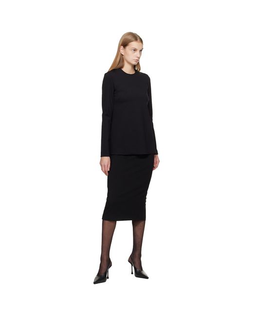 Max Mara Black Mxpneutro Top
