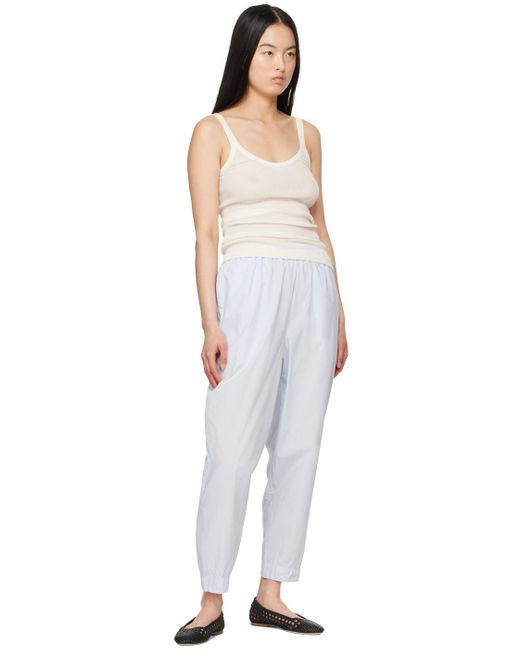 Toogood White 'The Acrobat' Trousers