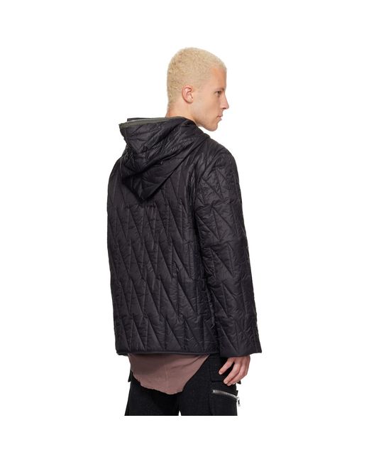 Rick Owens Black Tower Thindown Jacket for men