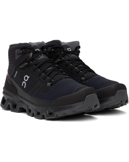 On Shoes Black Cloudrock 2 Waterproof Sneakers for men