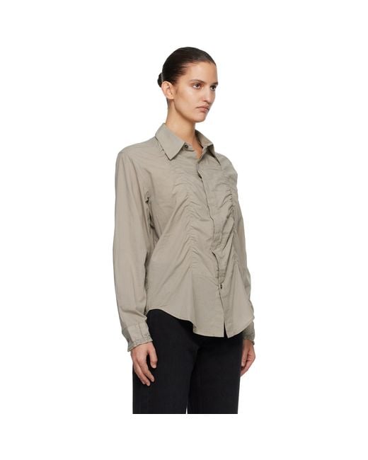 Our Legacy Natural Jumble Shirt