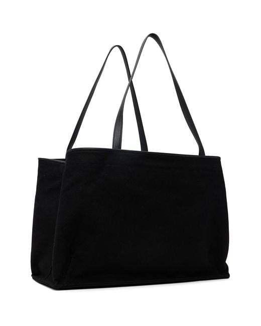 LE17SEPTEMBRE Black Vacanza Canvas Tote for men