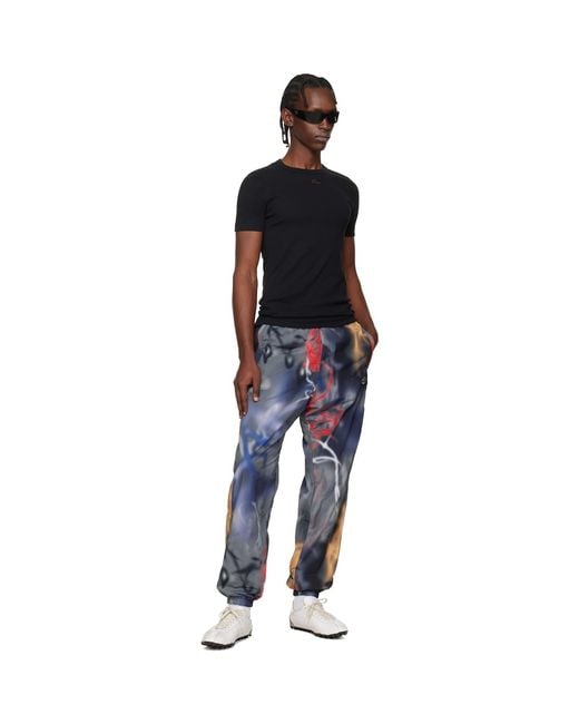 DIESEL Blue P-Arelion Sweatpants for men