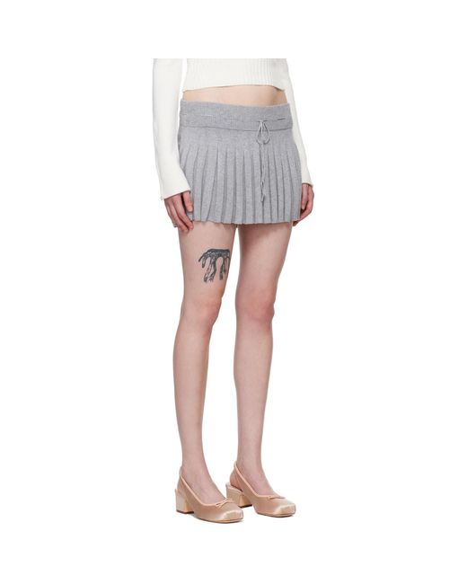 GUIZIO Black Cielo Miniskirt