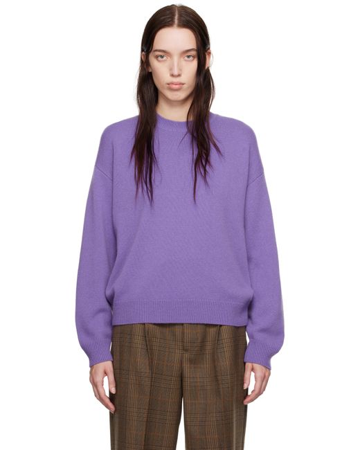 AURALEE パープル ベビーカシミヤ セーター パープル | Lyst