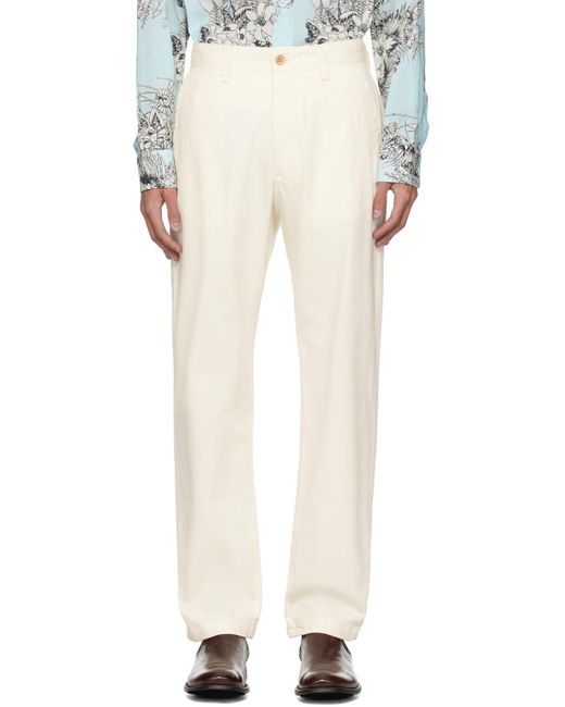Pantalon alex 1802 blanc cassé NN07 pour homme en coloris White