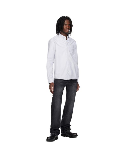 A.P.C. White New Greg Shirt for men
