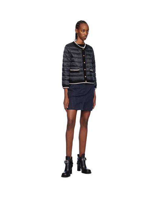 Max Mara Blue Navy Kirsch Miniskirt