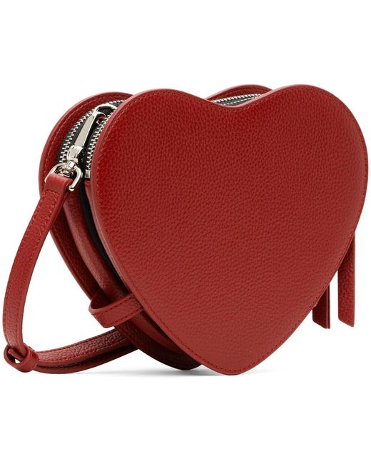 Vivienne Westwood Red Louise Heart Crossbody Bag for men