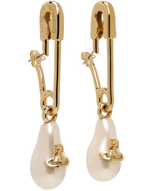 Vivienne Westwood Multicolor Gold Yael Earrings