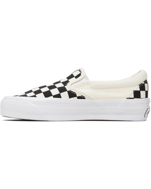 Vans Black Off- & Lx Slip-On Reissue 98 Sneakers