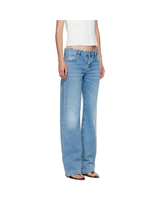 St. Agni Blue Outland Denim Edition Mid Rise Balloon Jeans
