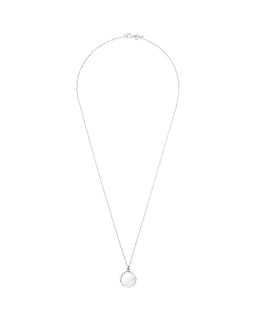 Emanuele Bicocchi Metallic Flourish Amulet Necklace for men