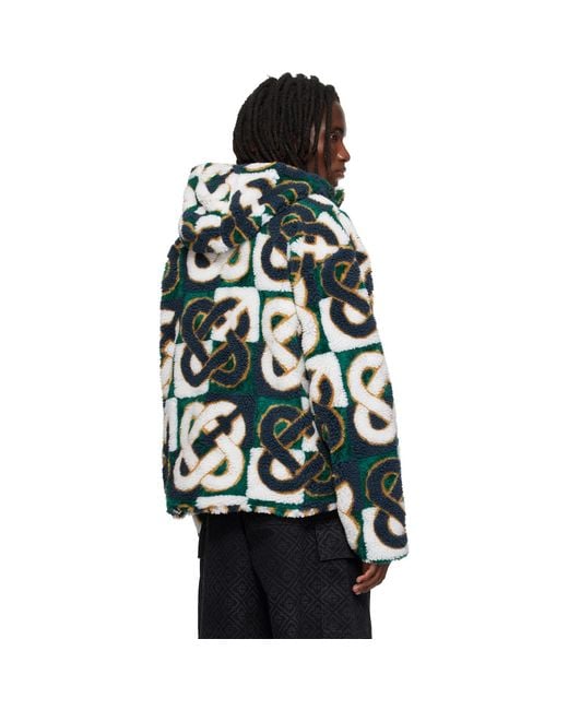 Casablanca Green Check Monogram Jacket for men
